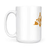 Kentucky square & compass freemason symbol state map - White Mug