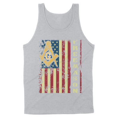 American Flag Freemason - Standard Tank