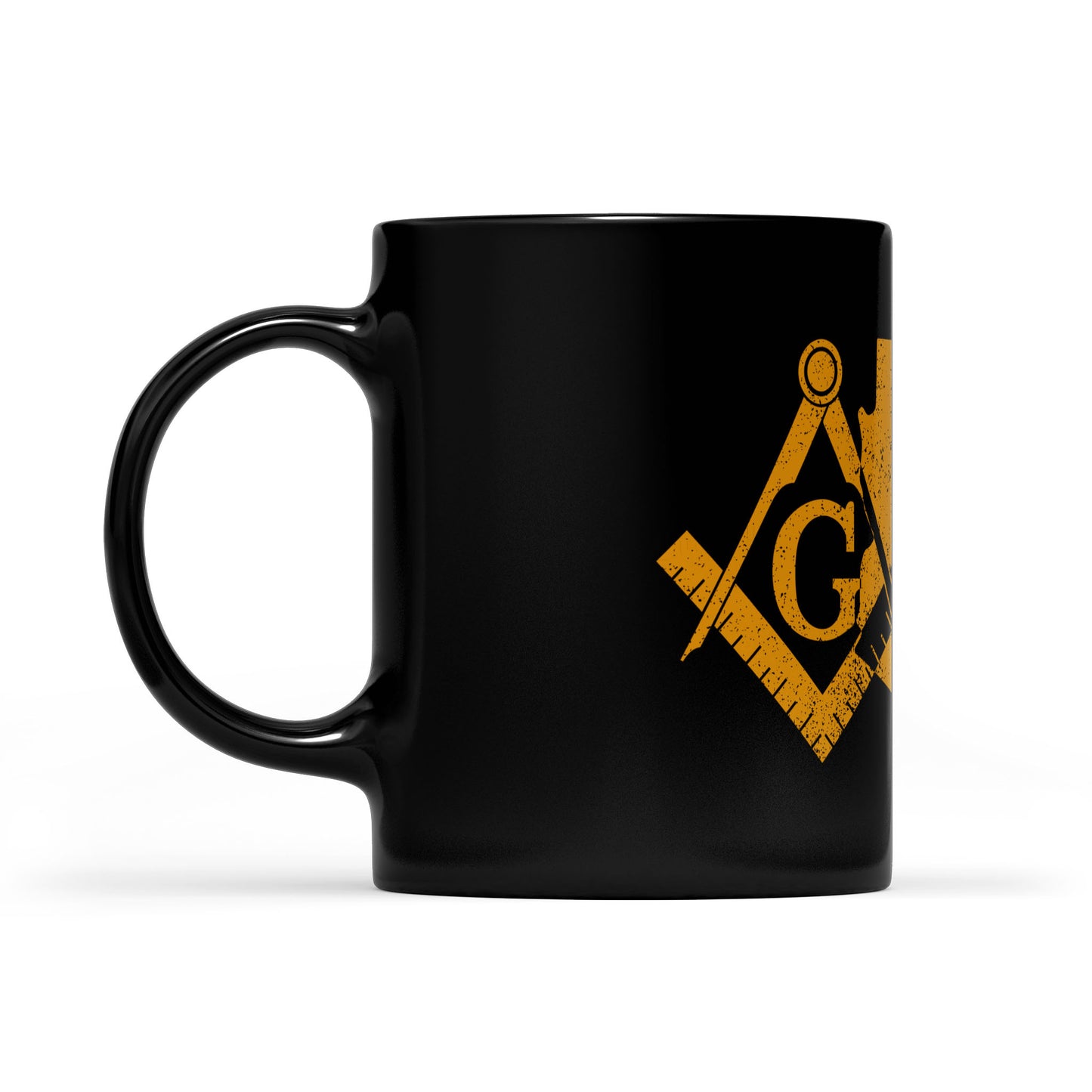 Arizona square & compass freemason symbol state map - Black Mug