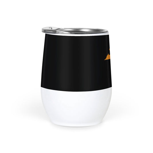 Virginia Square & Compass Freemason symbol state map - Wine Tumbler