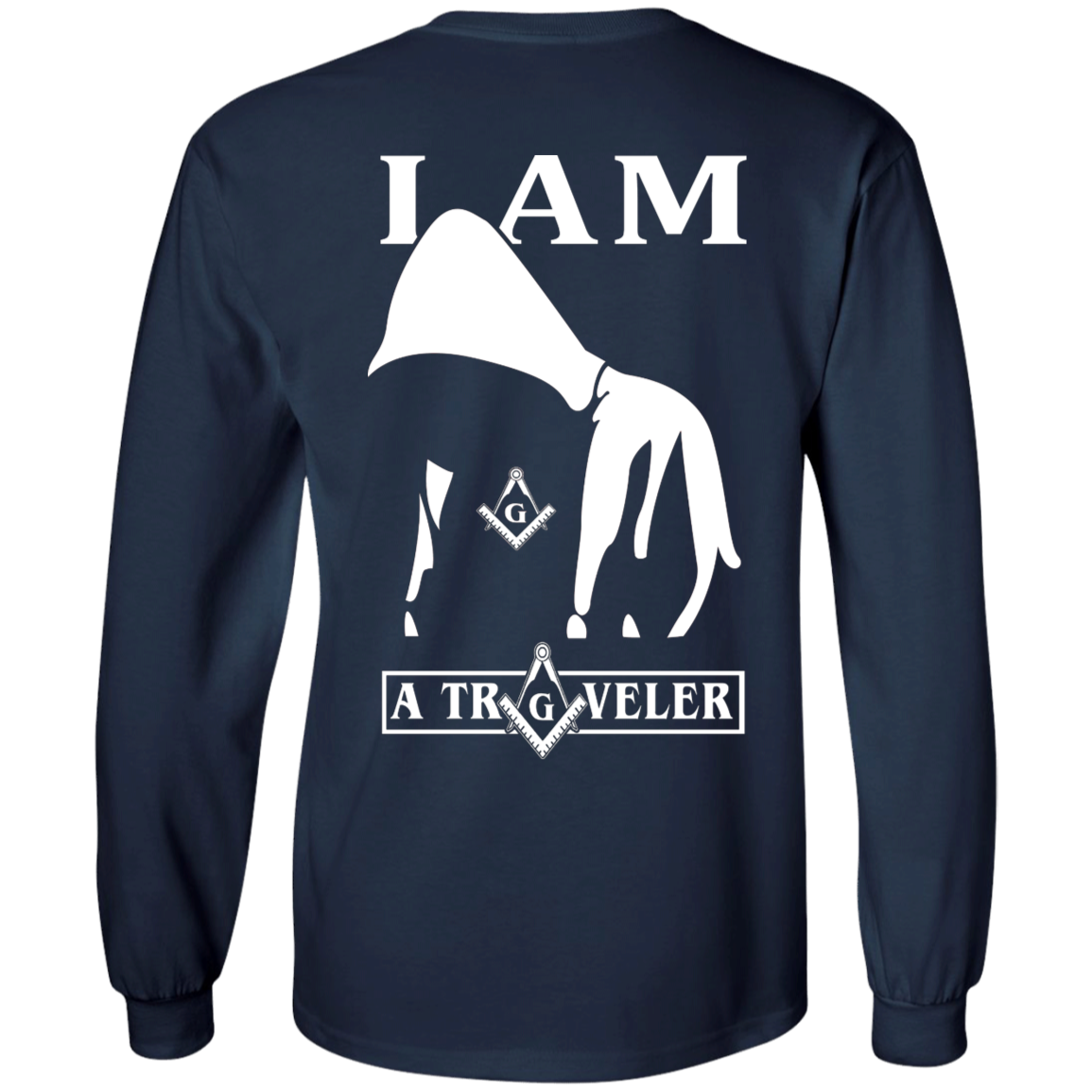 I Am A Traveler Freemason Square & Compass Symbol