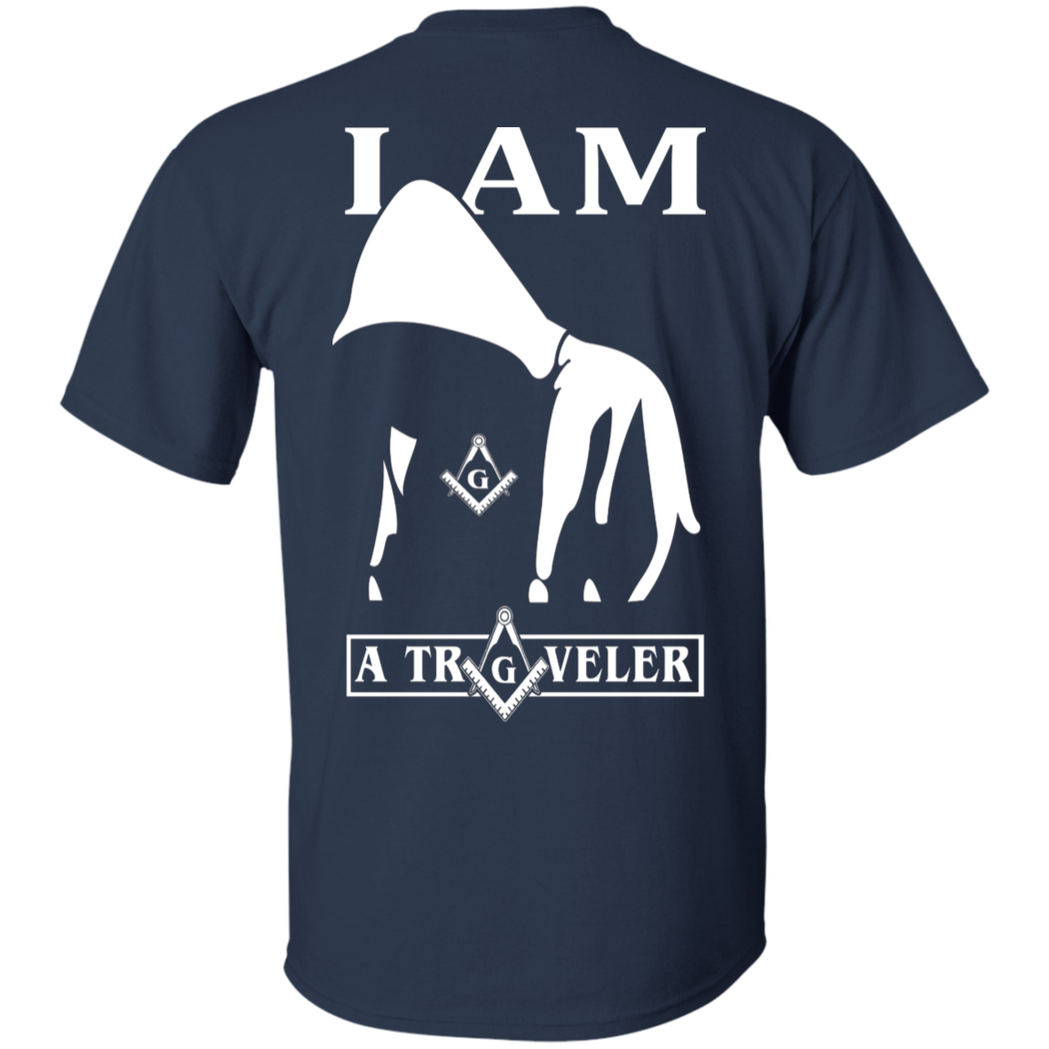 I Am A Traveler Freemason Square & Compass Symbol