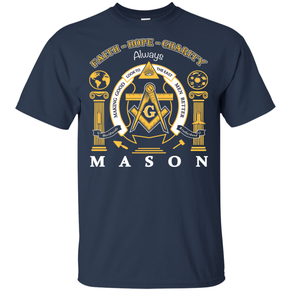 Making Good Men Better Freemason Square & Compass Symbol