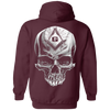 Skull Rider Freemason Square & Compass Symbol