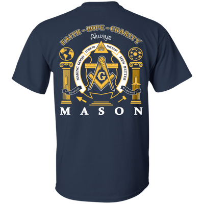 Look To The East Making Good Men Better Freemason Square & Compass Symbol