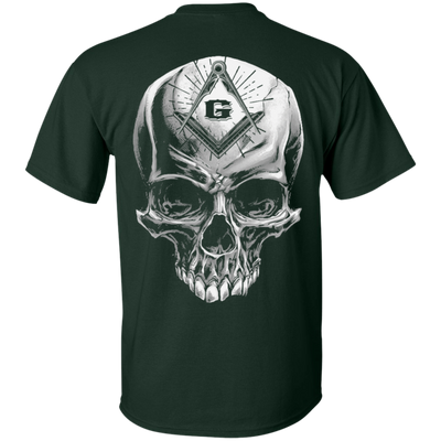 Skull Rider Freemason Square & Compass Symbol