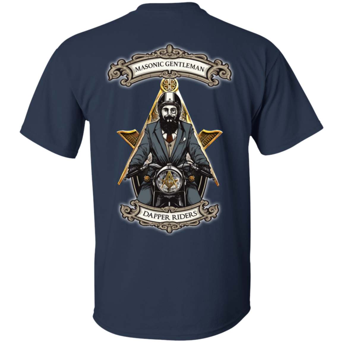 Dapper Riders Freemason Square & Compass Symbol