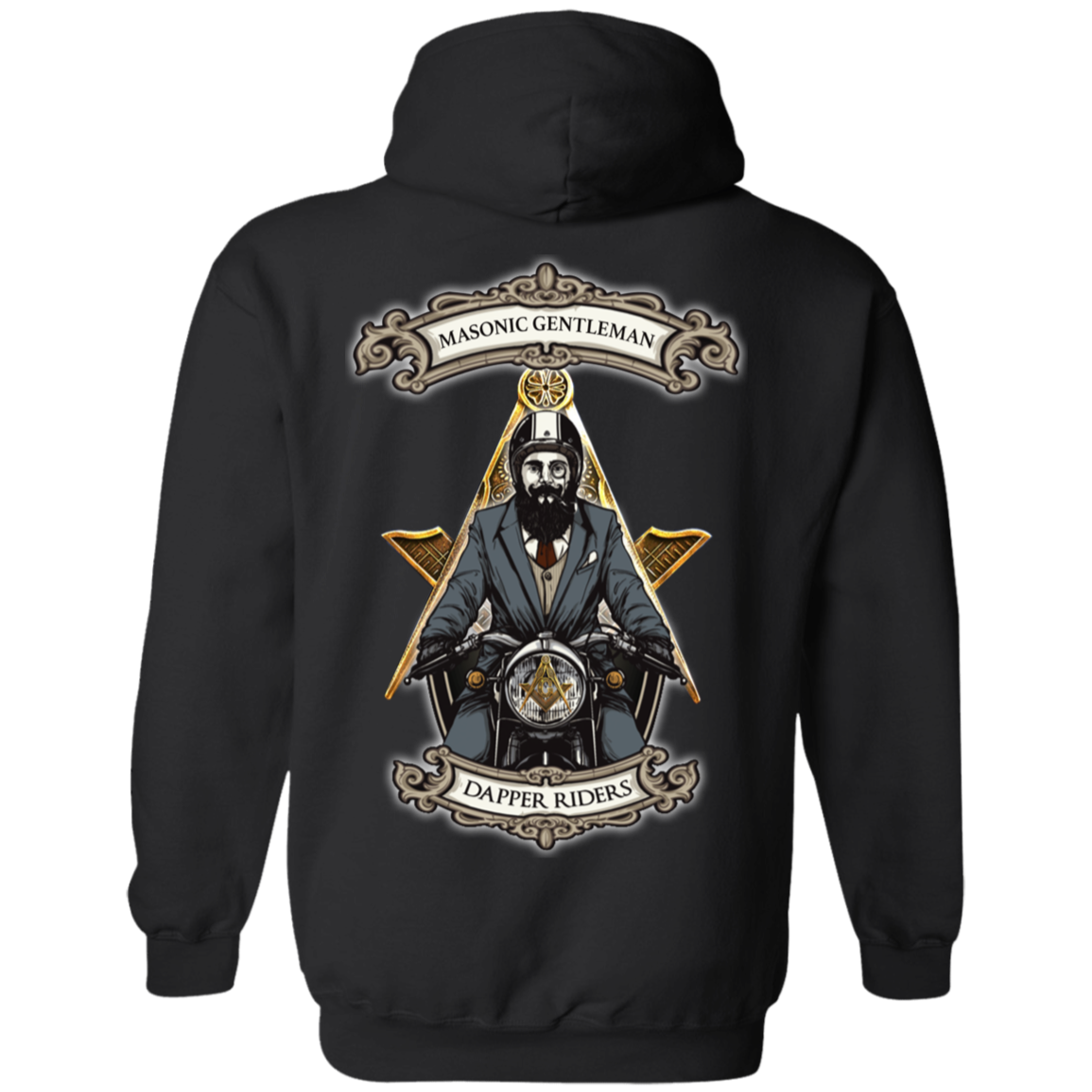 Dapper Riders Freemason Square & Compass Symbol