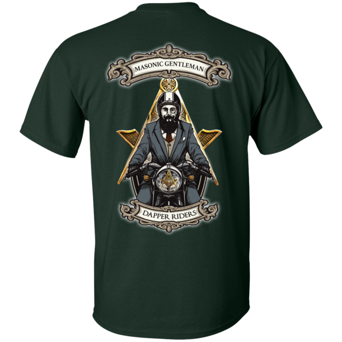 Gentlemen Rider Freemason Square & Compass Symbol