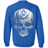 Skull Rider Freemason Square & Compass Symbol