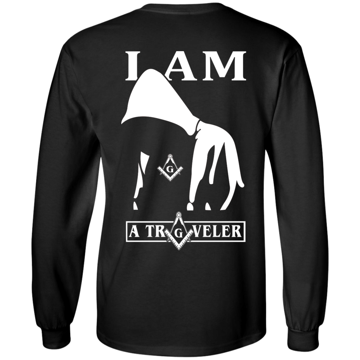 I Am A Traveler Freemason Square & Compass Symbol