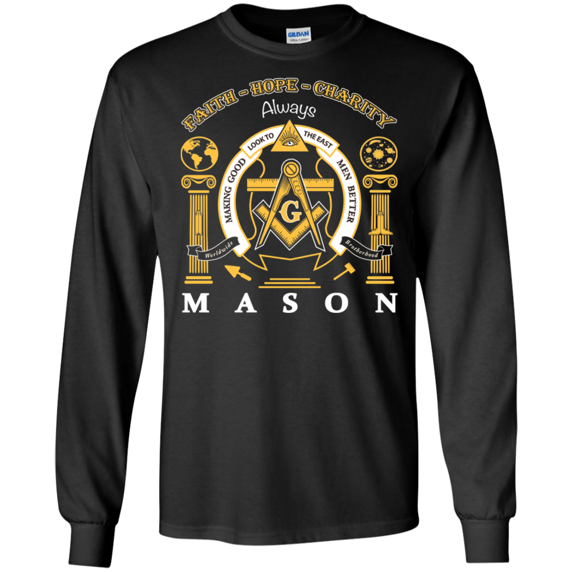 Making Good Men Better Freemason Square & Compass Symbol