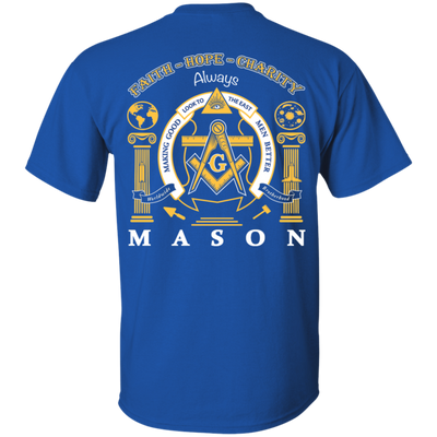 Look To The East Making Good Men Better Freemason Square & Compass Symbol