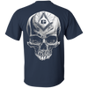 Skull Rider Freemason Square & Compass Symbol