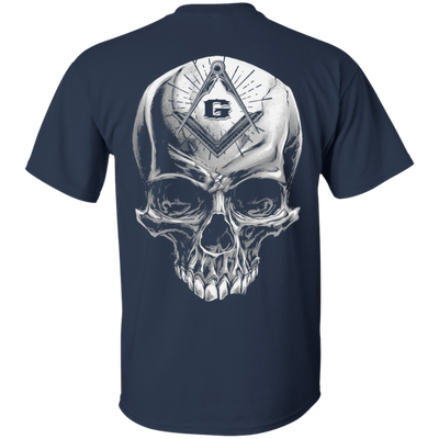 Skull Rider Freemason Square & Compass Symbol