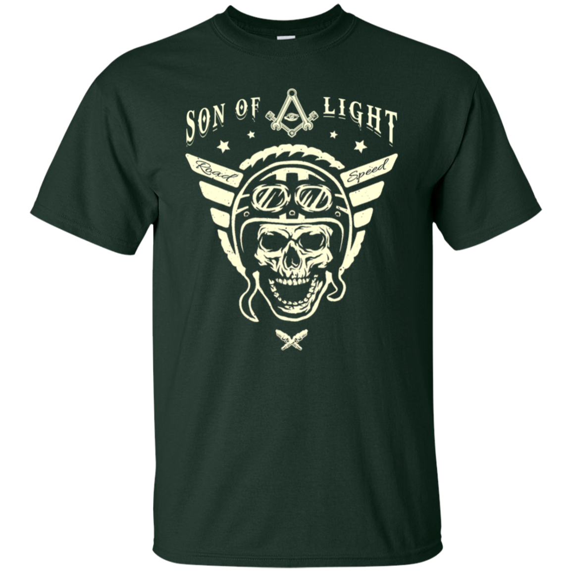 Son Of Light Rider Freemason Square & Compass Symbol