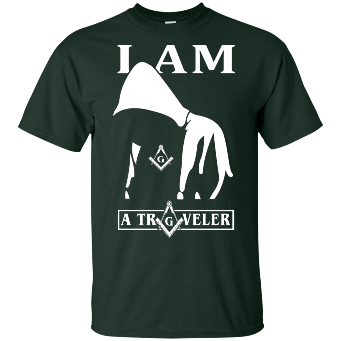 I Am A Traveler Freemason Square & Compass Symbol