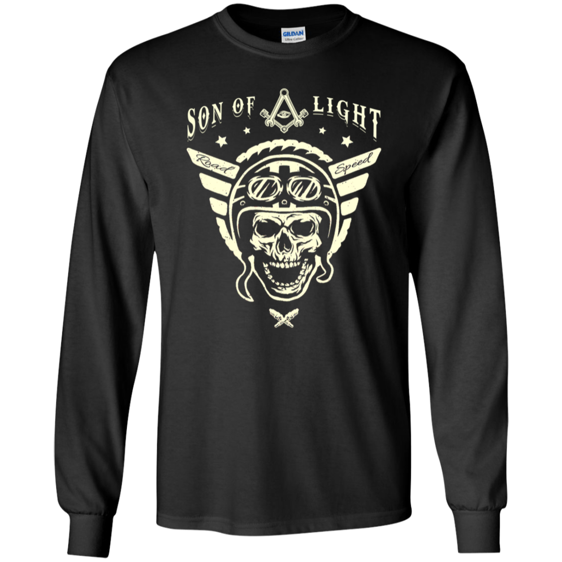 Son Of Light Rider Freemason Square & Compass Symbol