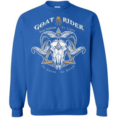 Goat Rider Masonic Ram Skull Freemason Square & Compass Symbol