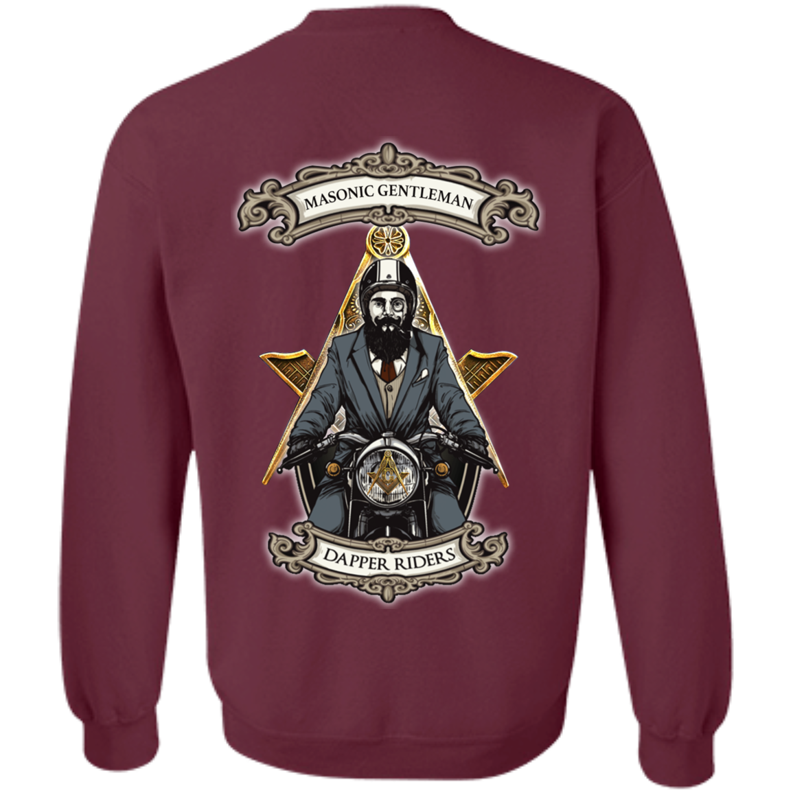 Dapper Riders Freemason Square & Compass Symbol