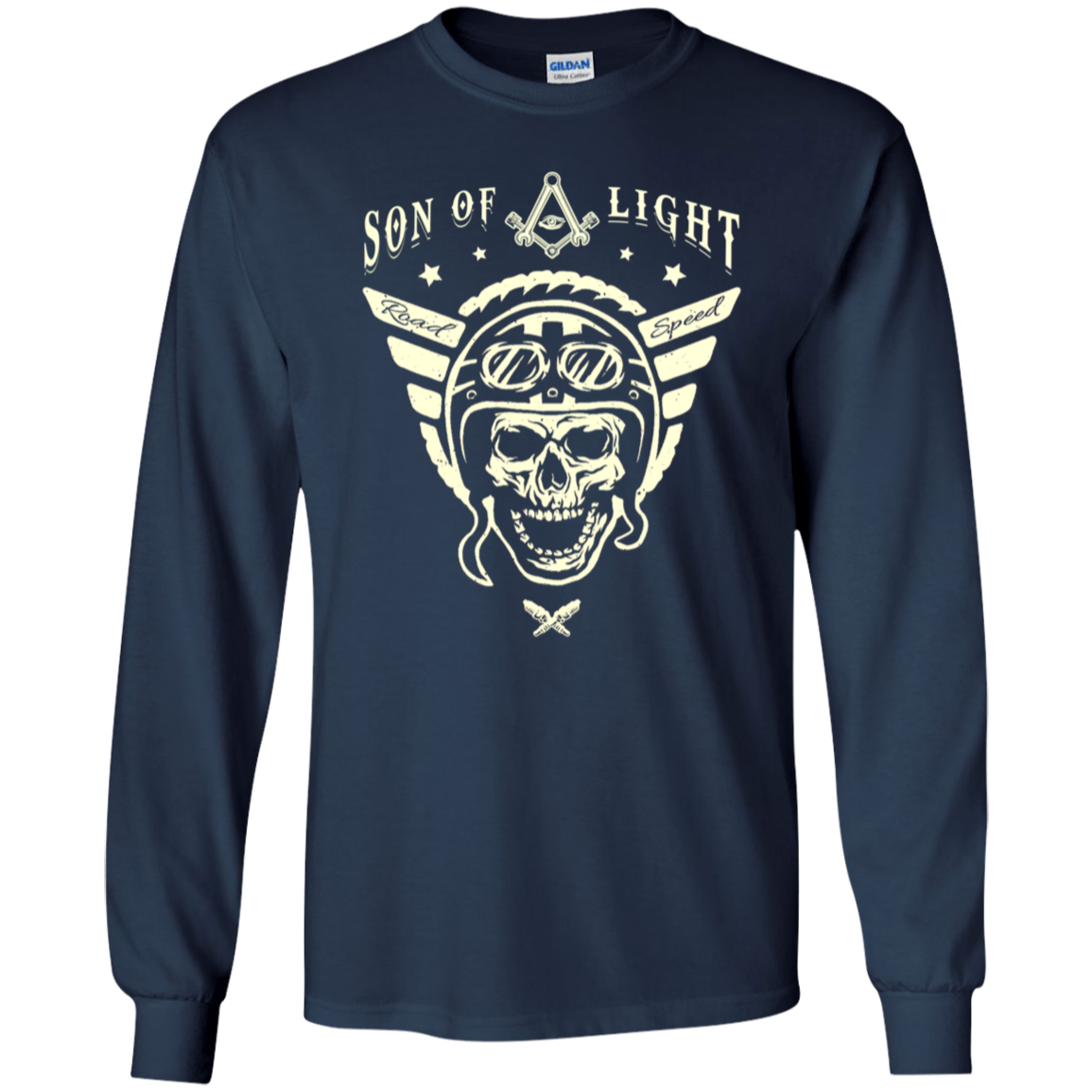 Son Of Light Rider Freemason Square & Compass Symbol