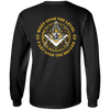 Meet Upon The Level Freemason Square & Compass Symbol