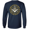 Meet Upon The Level Freemason Square & Compass Symbol