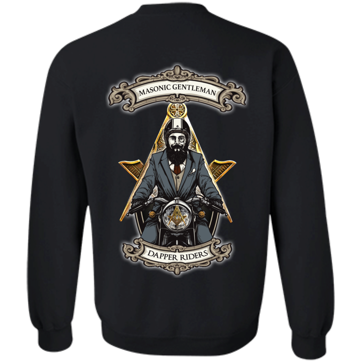 Dapper Riders Freemason Square & Compass Symbol