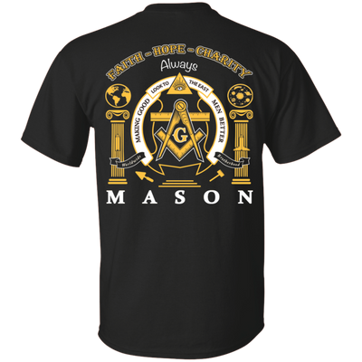 Look To The East Making Good Men Better Freemason Square & Compass Symbol