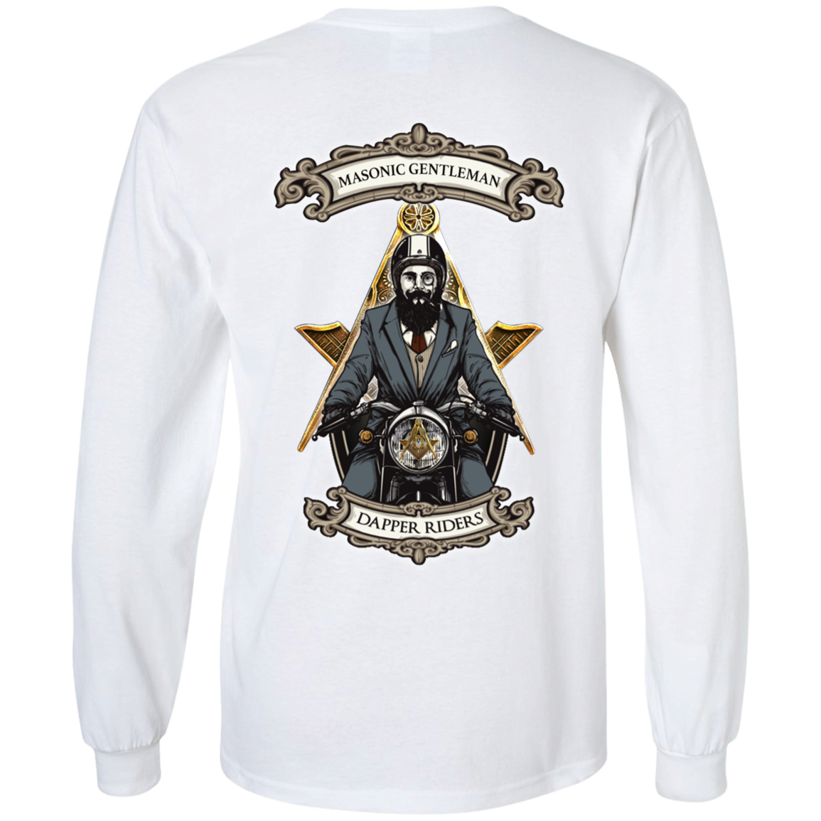 Gentlemen Rider Freemason Square & Compass Symbol