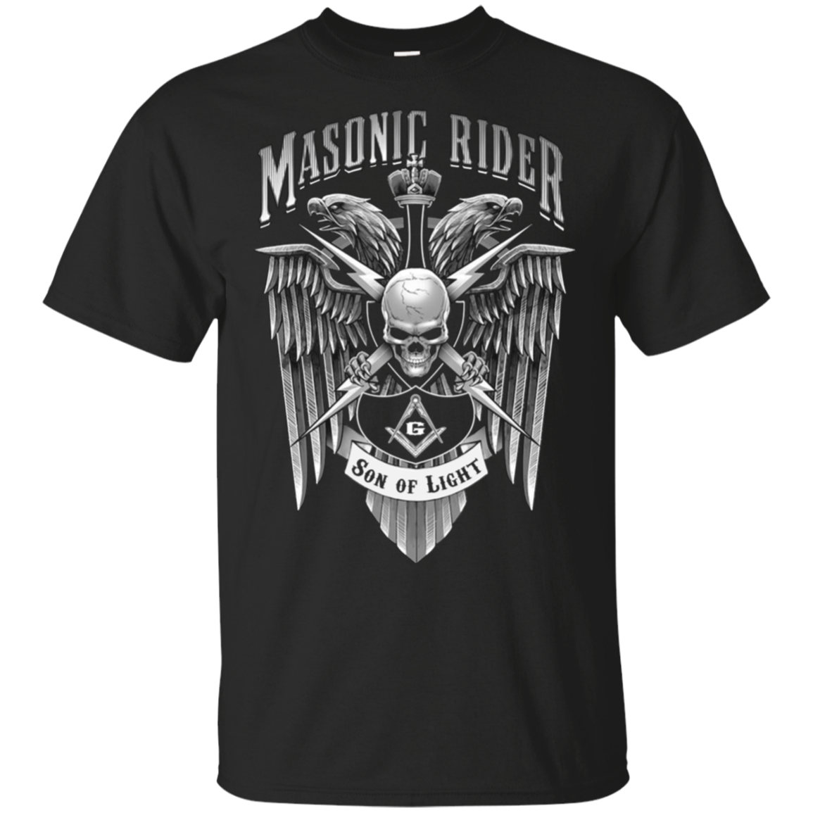 Masonic Rider Son Of Light Scottish Rite Freemason Square & Compass