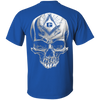 Skull Rider Freemason Square & Compass Symbol