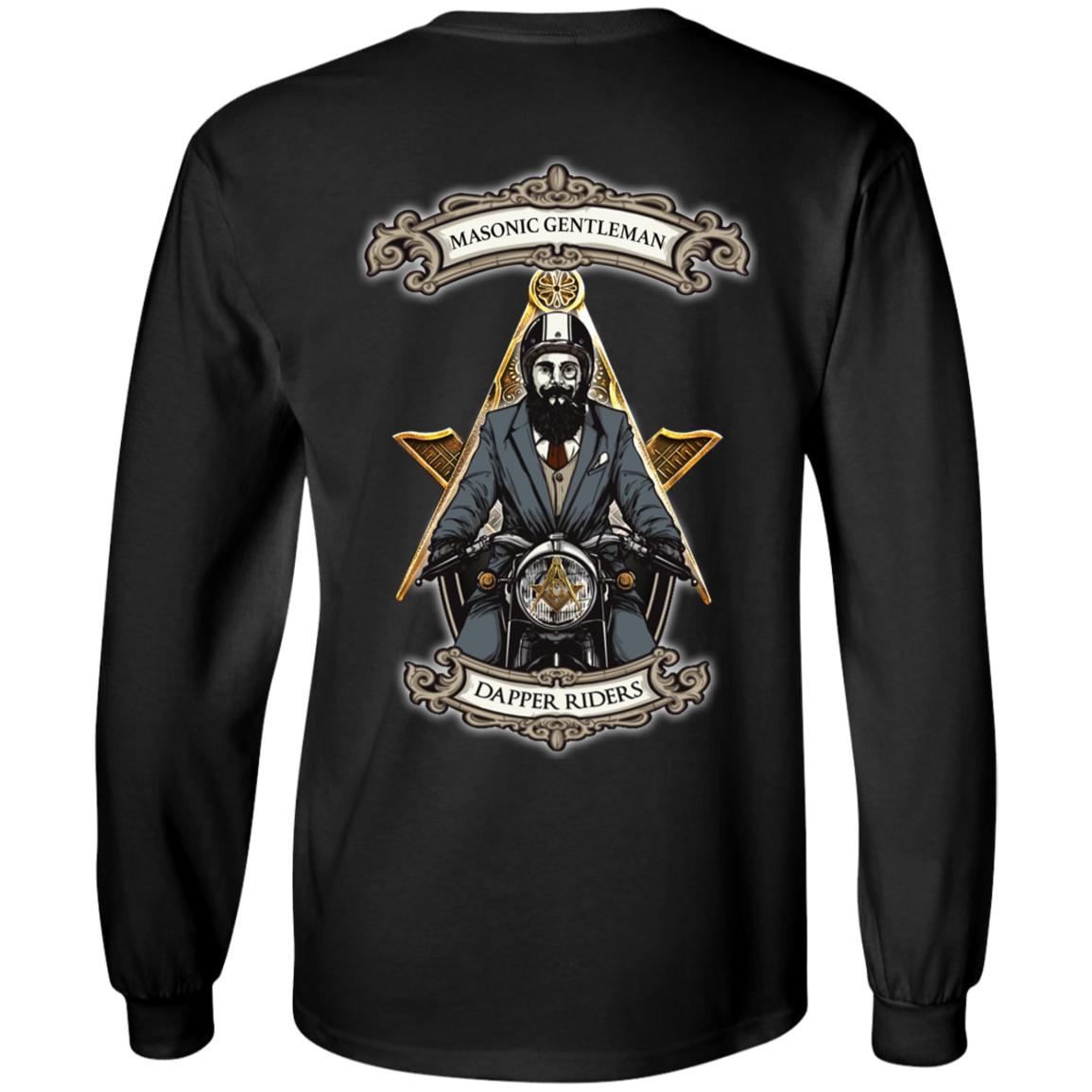 Gentlemen Rider Freemason Square & Compass Symbol