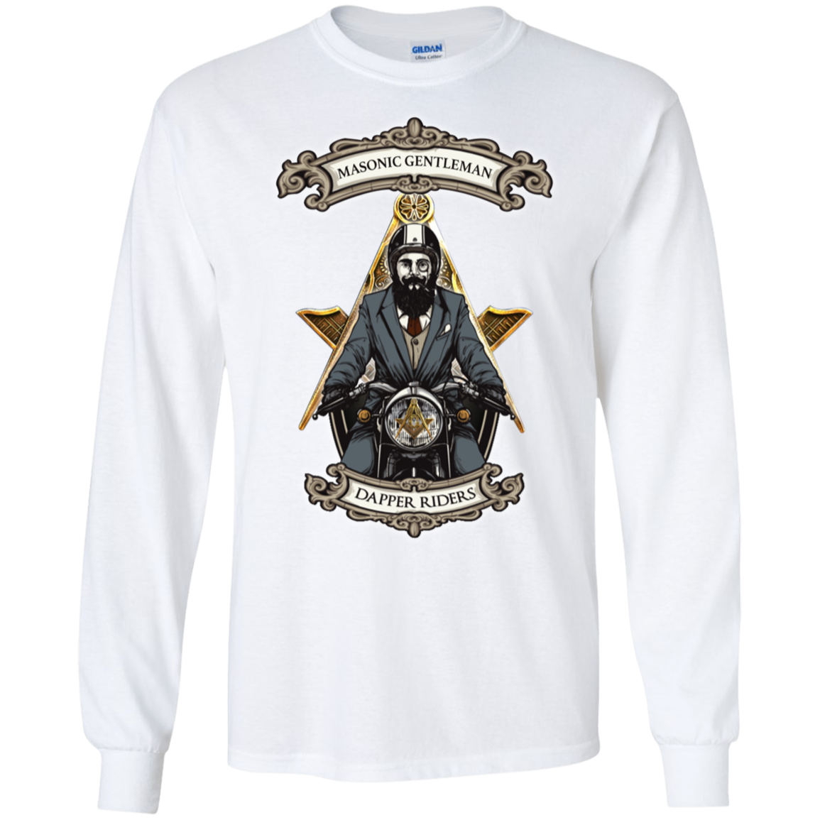 Gentlemen Riders Freemason Square & Compass Symbol