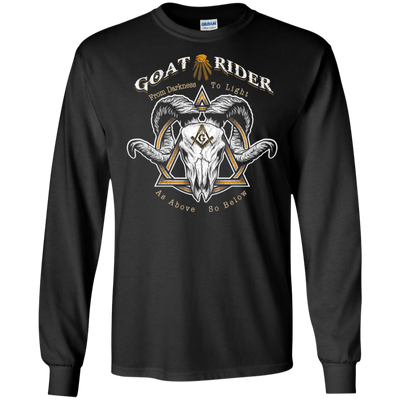 Goat Rider Masonic Ram Skull Freemason Square & Compass Symbol