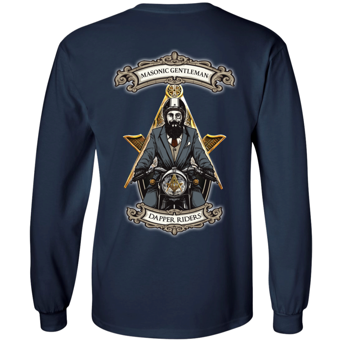 Dapper Riders Freemason Square & Compass Symbol