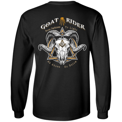 Goat Rider Freemason Square & Compass Symbol