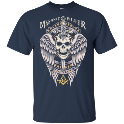 Masonic Rider Winged Skull With Sword Freemason Freemason Square & Compass