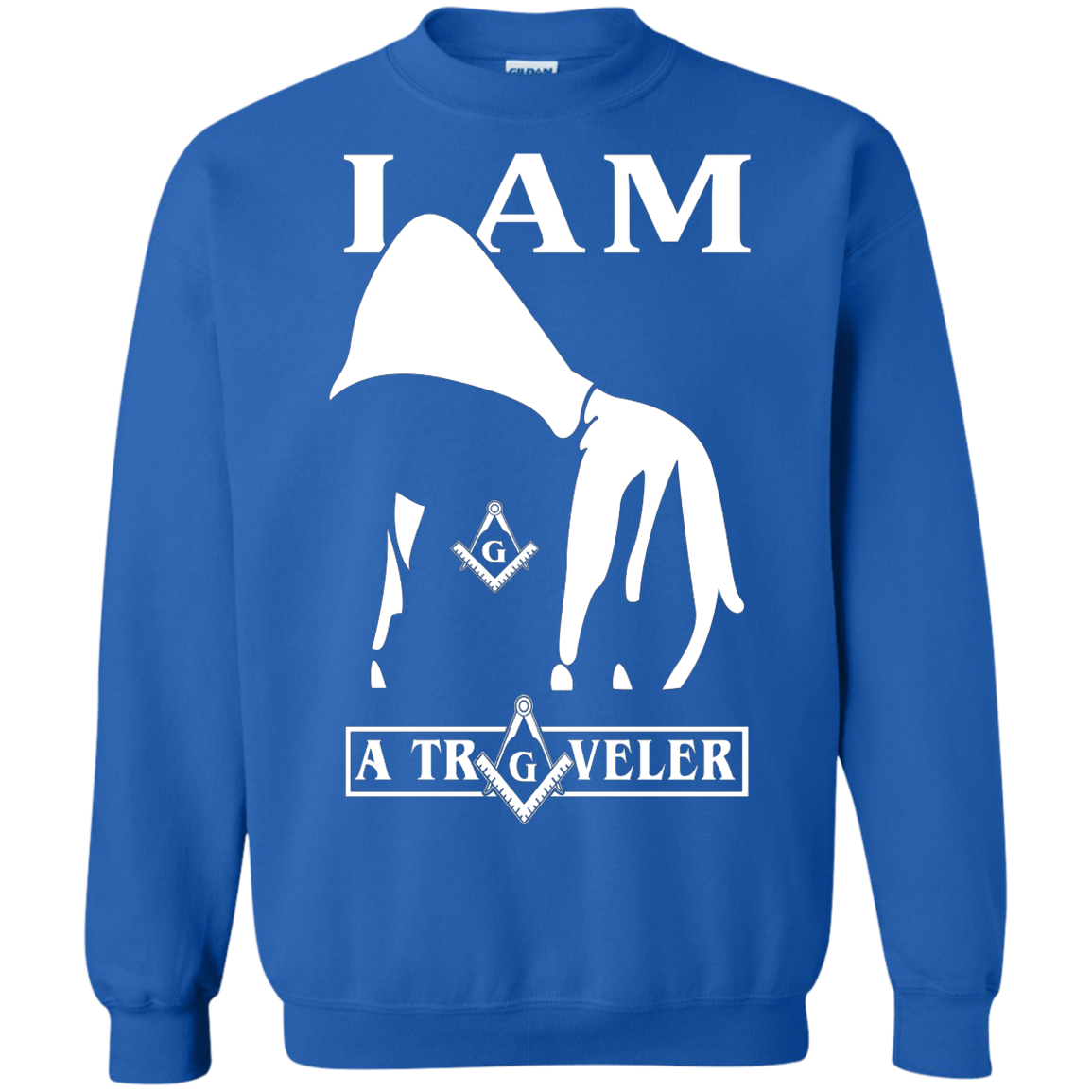 I Am A Traveler Freemason Square & Compass Symbol