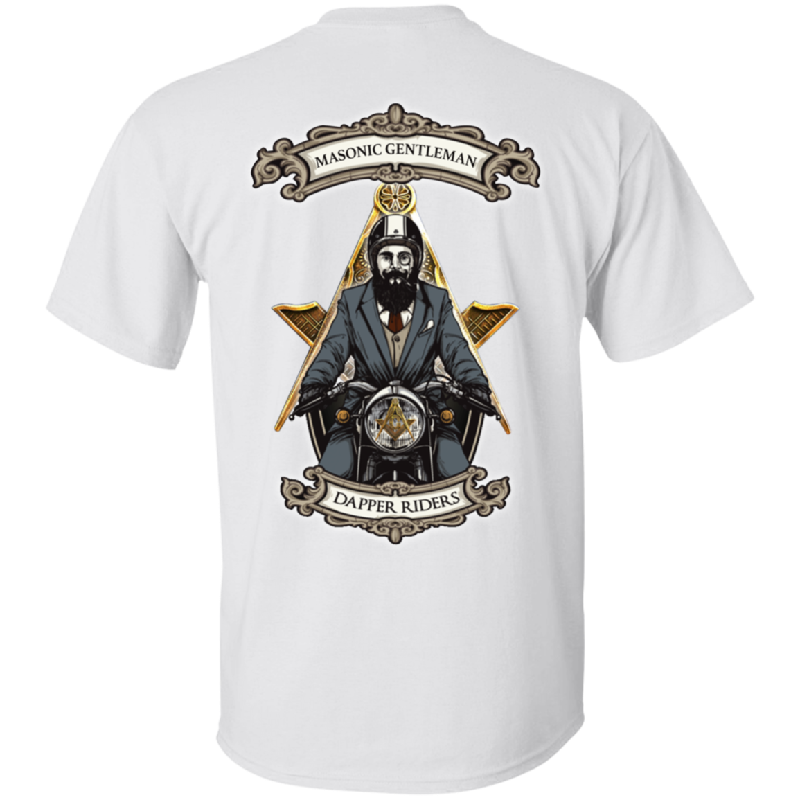 Gentlemen Rider Freemason Square & Compass Symbol