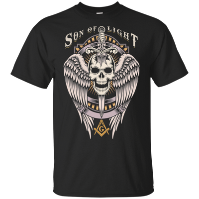 Son Of Light Winged Skull With Sword Freemason Freemason Square & Compass