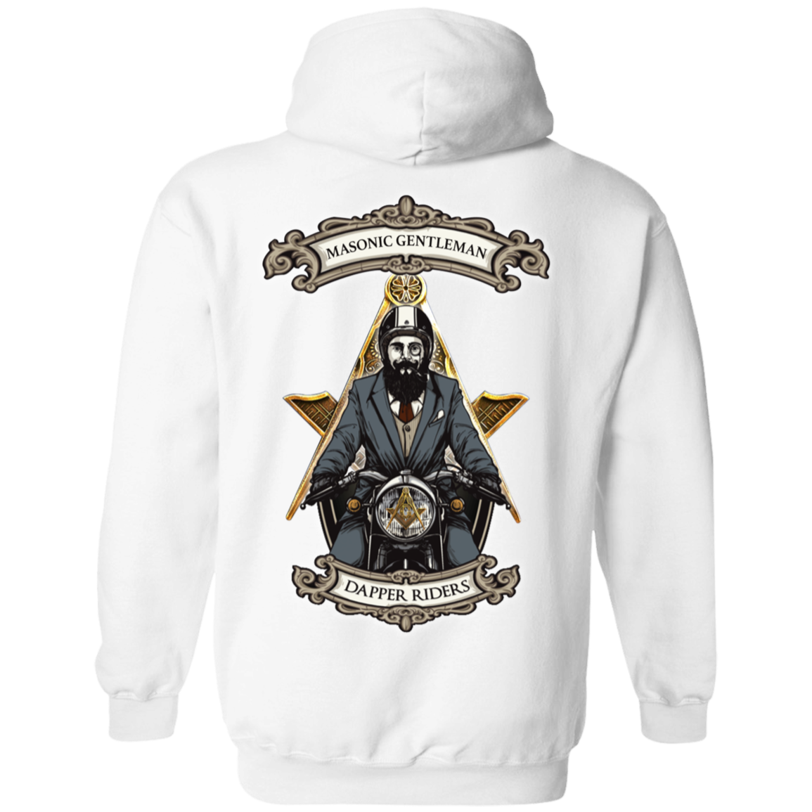 Gentlemen Rider Freemason Square & Compass Symbol