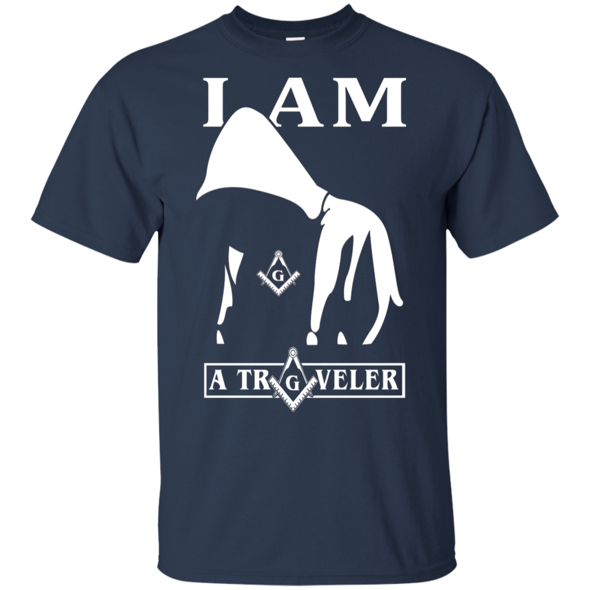 I Am A Traveler Freemason Square & Compass Symbol