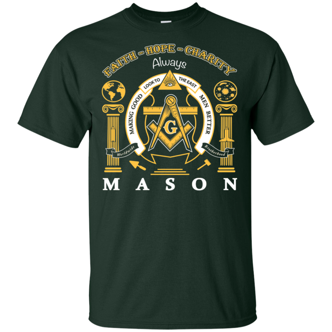 Making Good Men Better Freemason Square & Compass Symbol