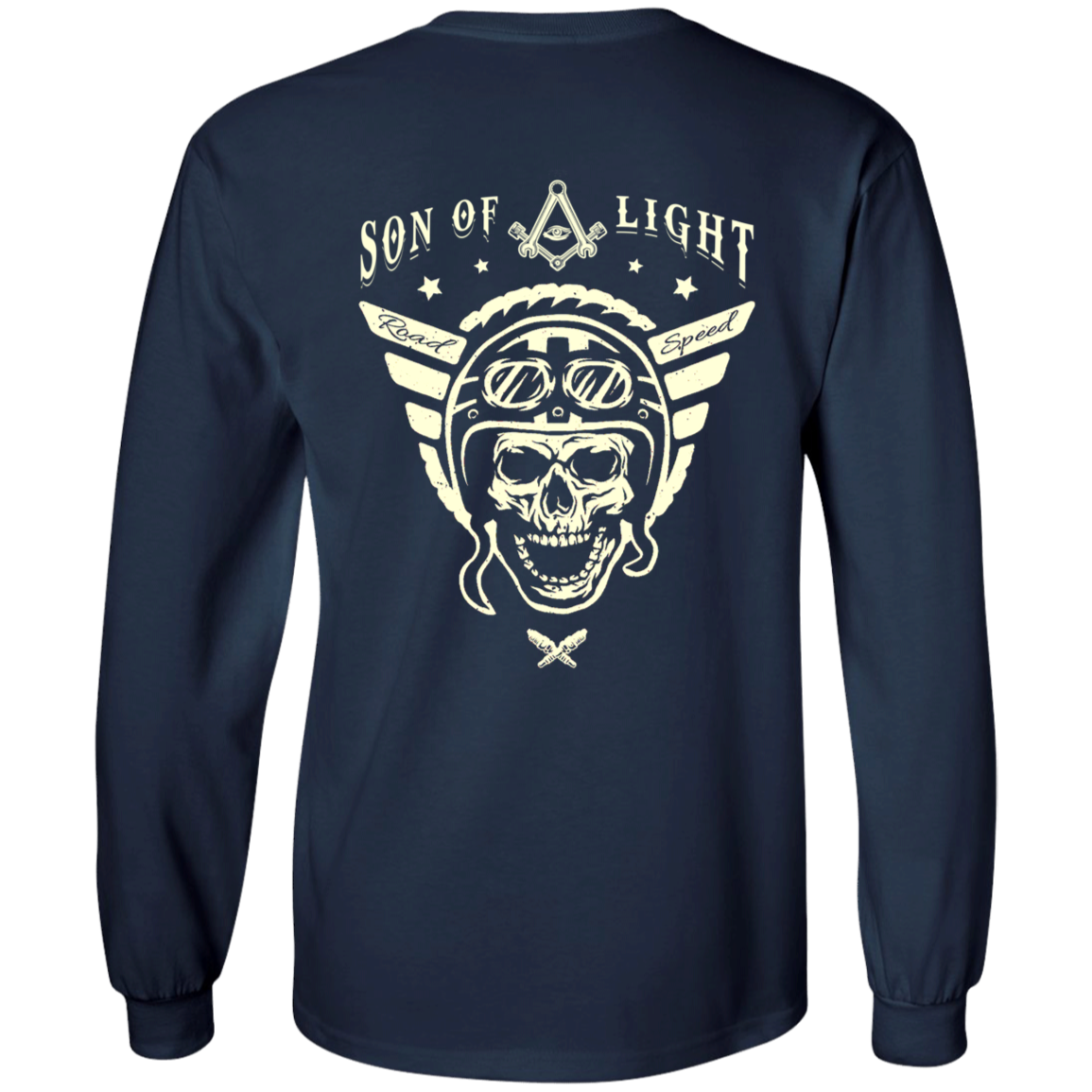 Son Of Light Rider Freemason Square & Compass Symbol