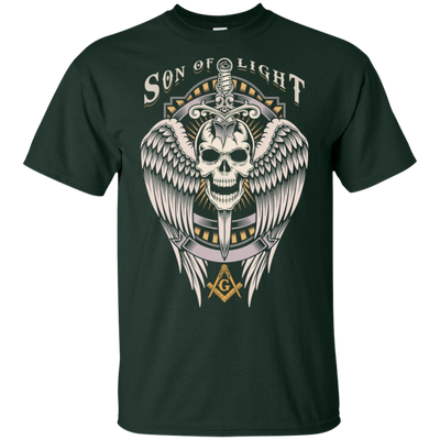 Son Of Light Winged Skull With Sword Freemason Freemason Square & Compass