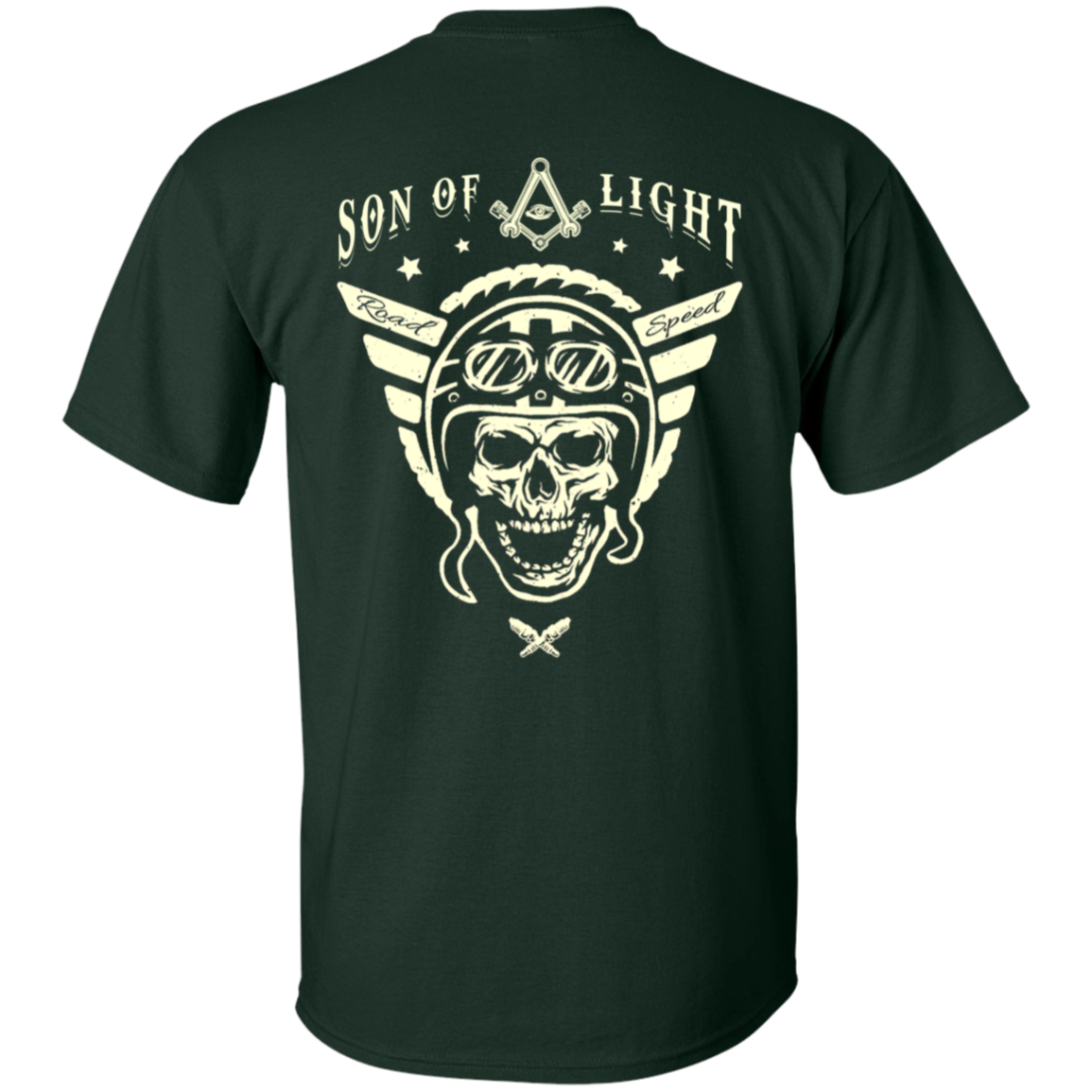 Son Of Light Rider Freemason Square & Compass Symbol