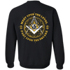 Meet Upon The Level Freemason Square & Compass Symbol