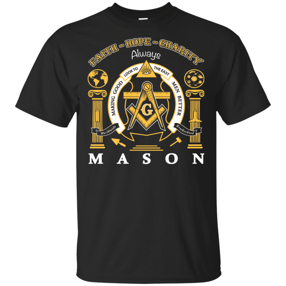 Making Good Men Better Freemason Square & Compass Symbol