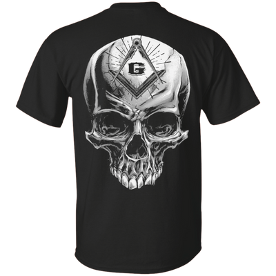 Skull Rider Freemason Square & Compass Symbol